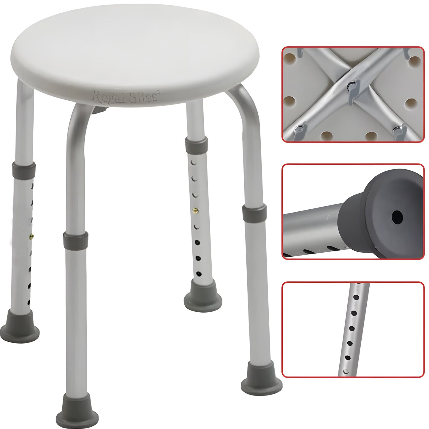 Scaun de baie sau dus portabil si antiderapant