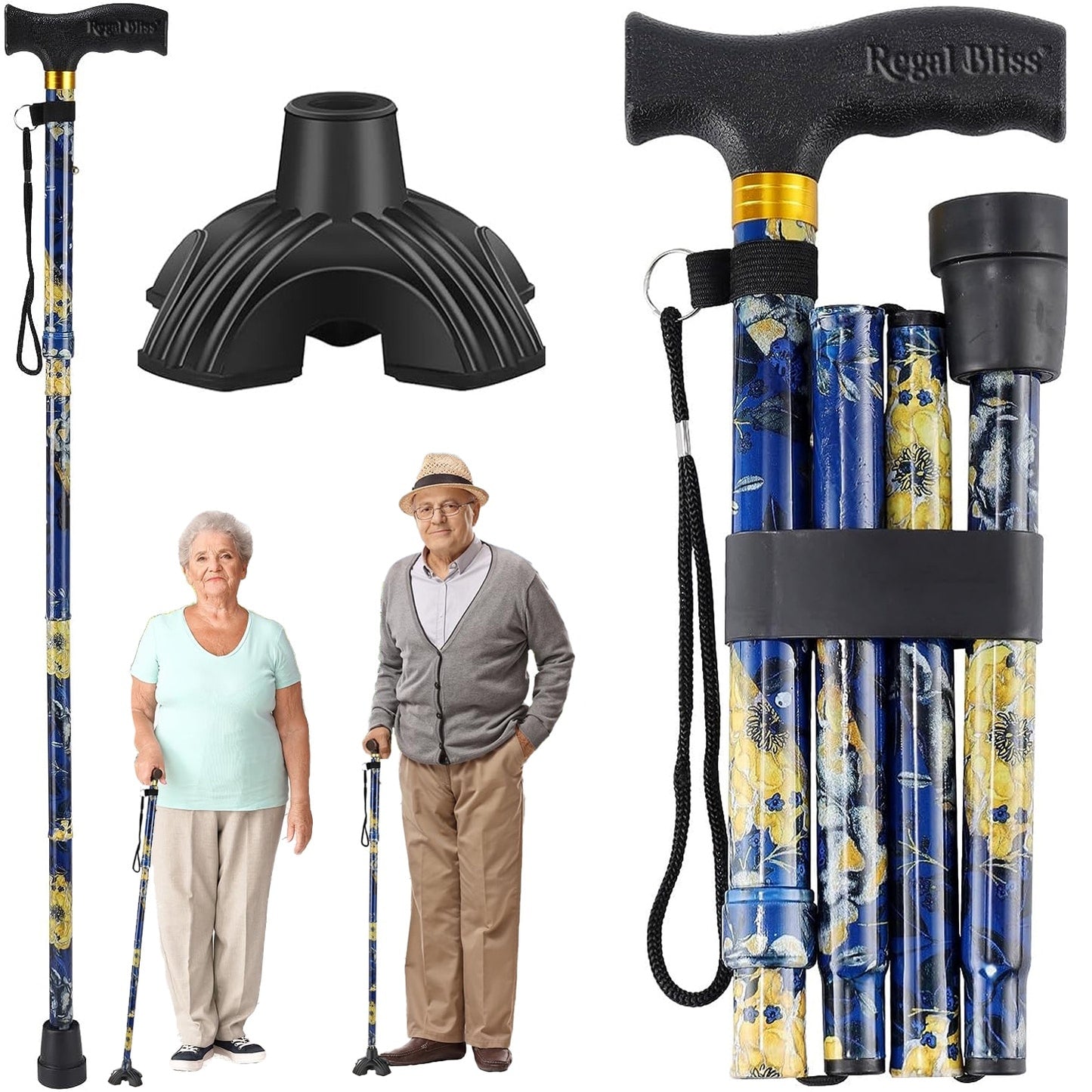 Baston ortopedic de sprijin pliabil