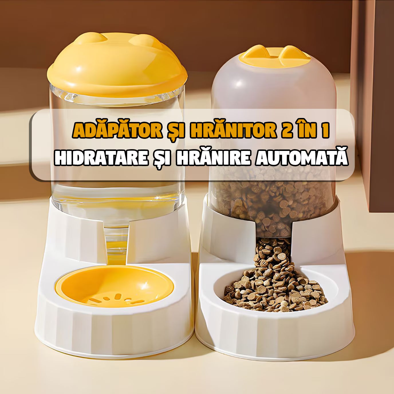 Dispenser de apa si mancare