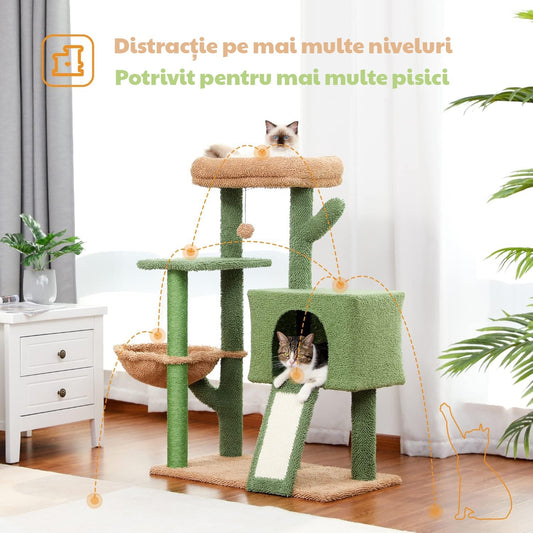 Ansamblu de joaca pentru pisici - Cactus