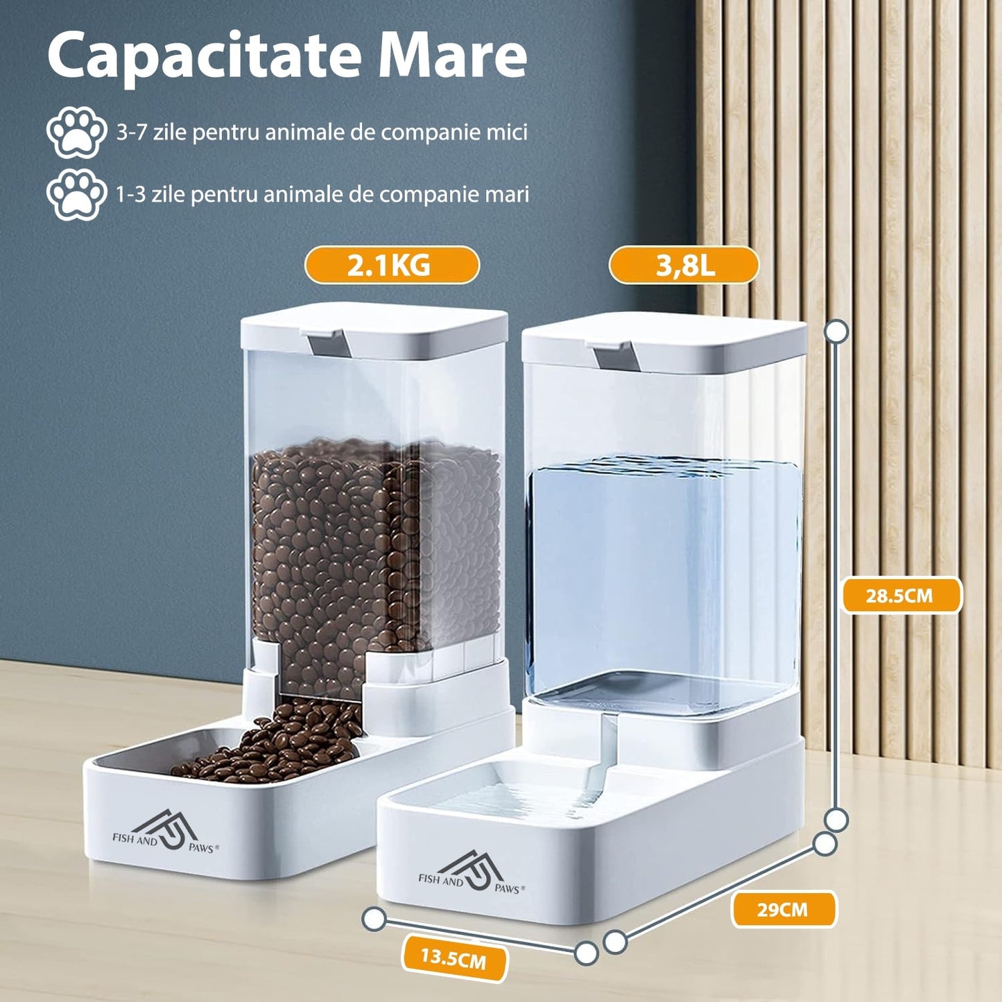 Dispenser de apa si mancare 3.8L