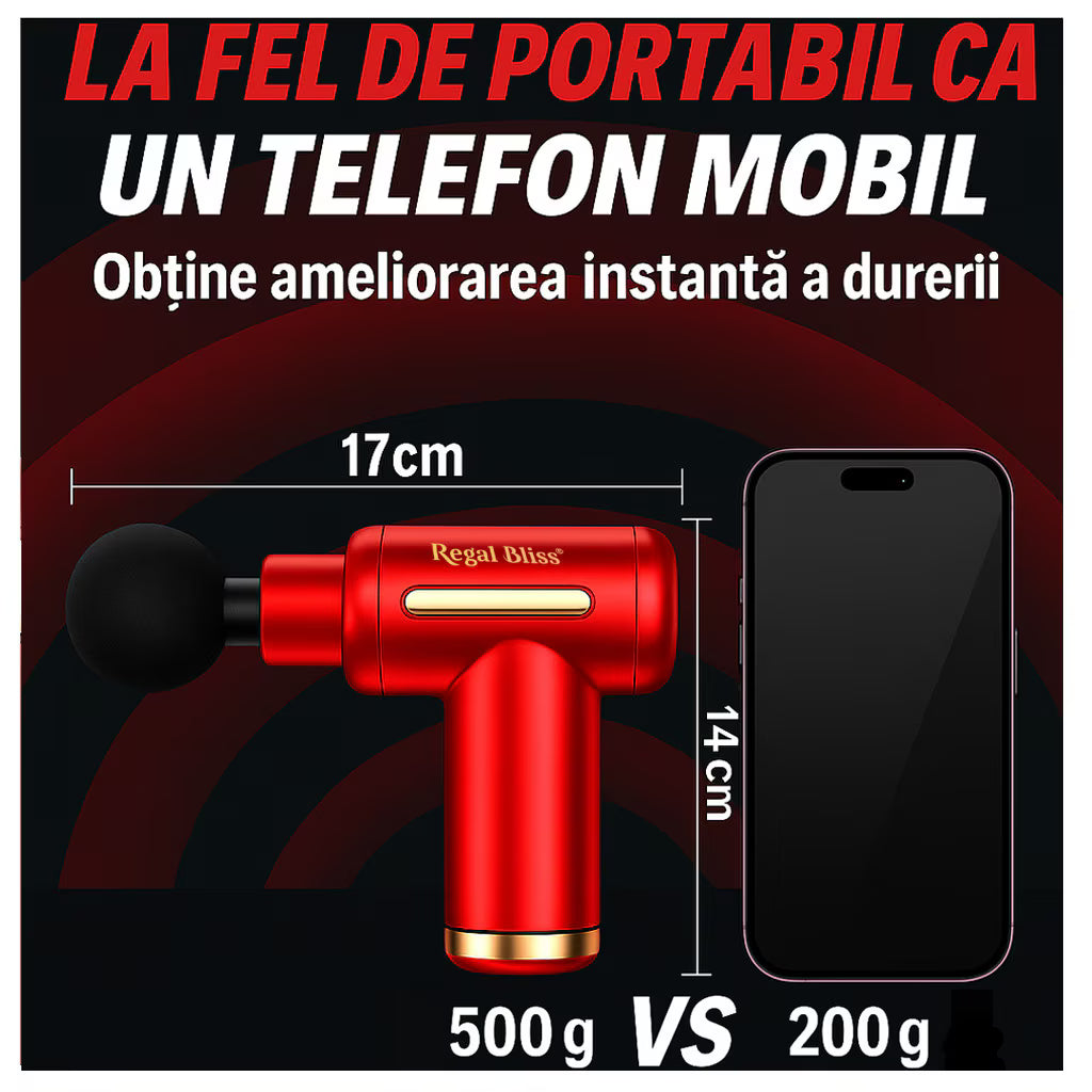 Aparat pentru masaj profesional tip pistol