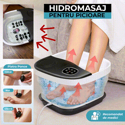 Aparat hidromasaj pliabil pentru picioare