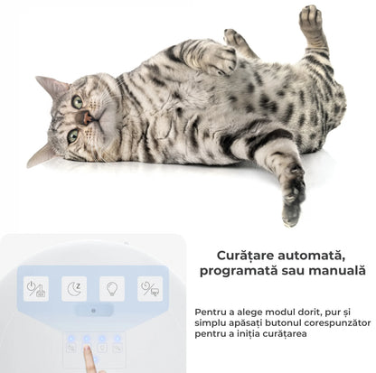 Litiera automata smart pentru pisici