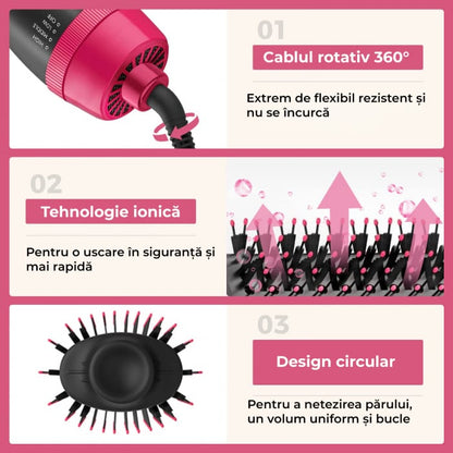 Perie electrica de par 4 in 1 - Regal Bliss