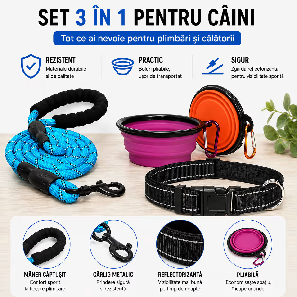Set 3 in 1 pentru Caini