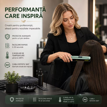 Placa de indreptat parul cu incalzire rapida