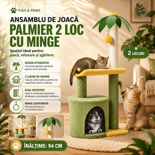 Ansamblu de joaca - palmier 2 loc