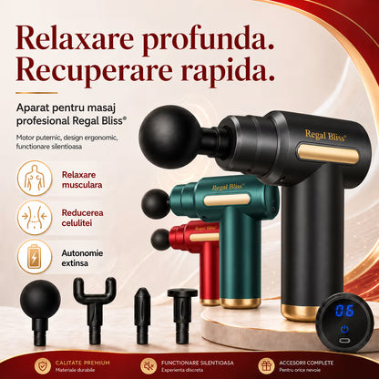 Aparat pentru masaj profesional tip pistol