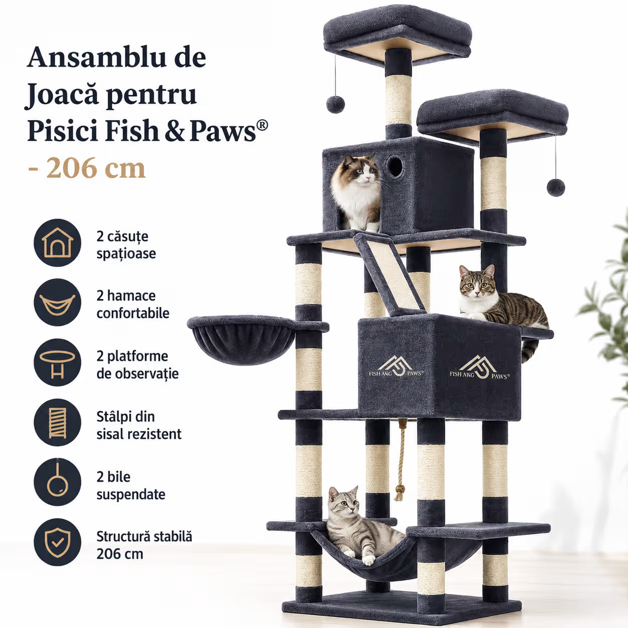 Ansamblu de joaca - 206 cm