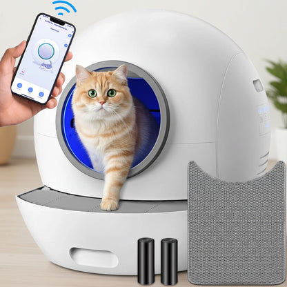 Litiera automata smart pentru pisici