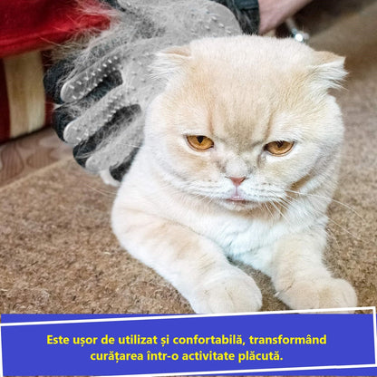 Manusi tip perie de ingrijire pentru caini si pisici