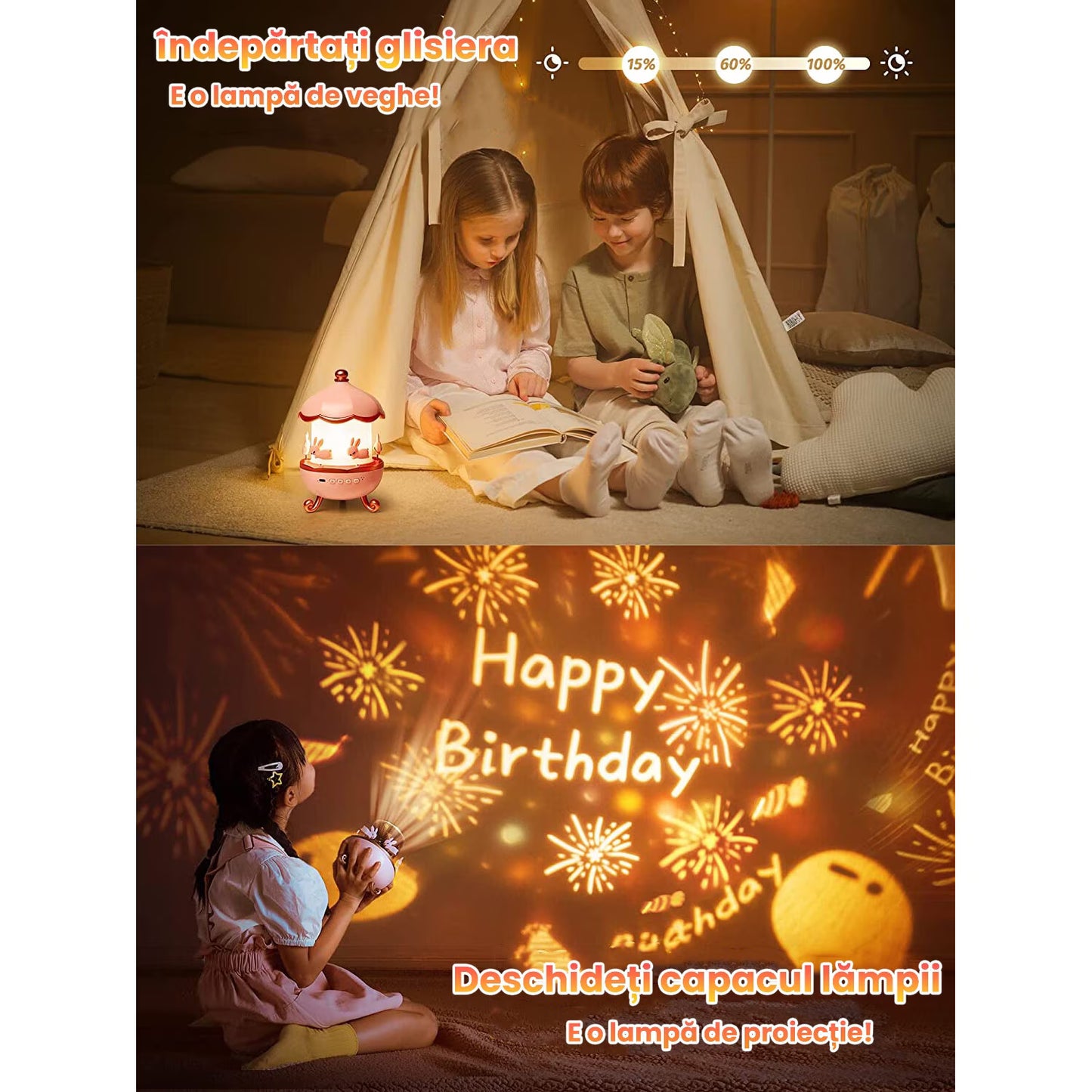 Lampa de noapte -  pentru copii sau bebelusi