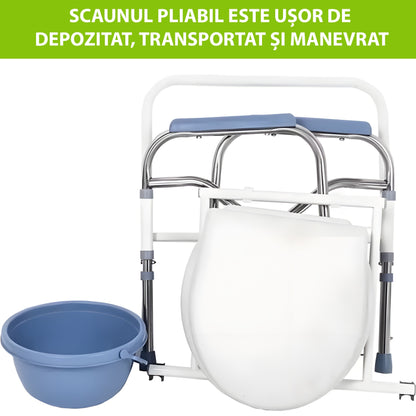 Scaun WC - Pliabil și Reglabil