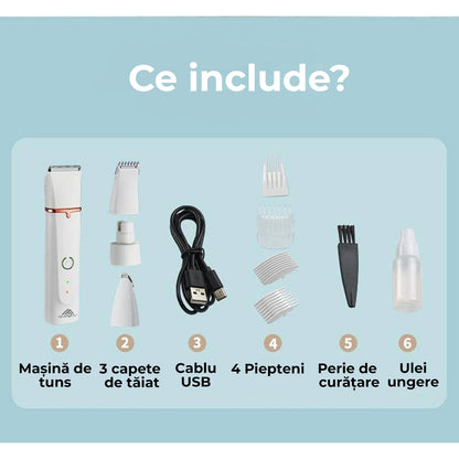 Trimmer profesional de tuns animale