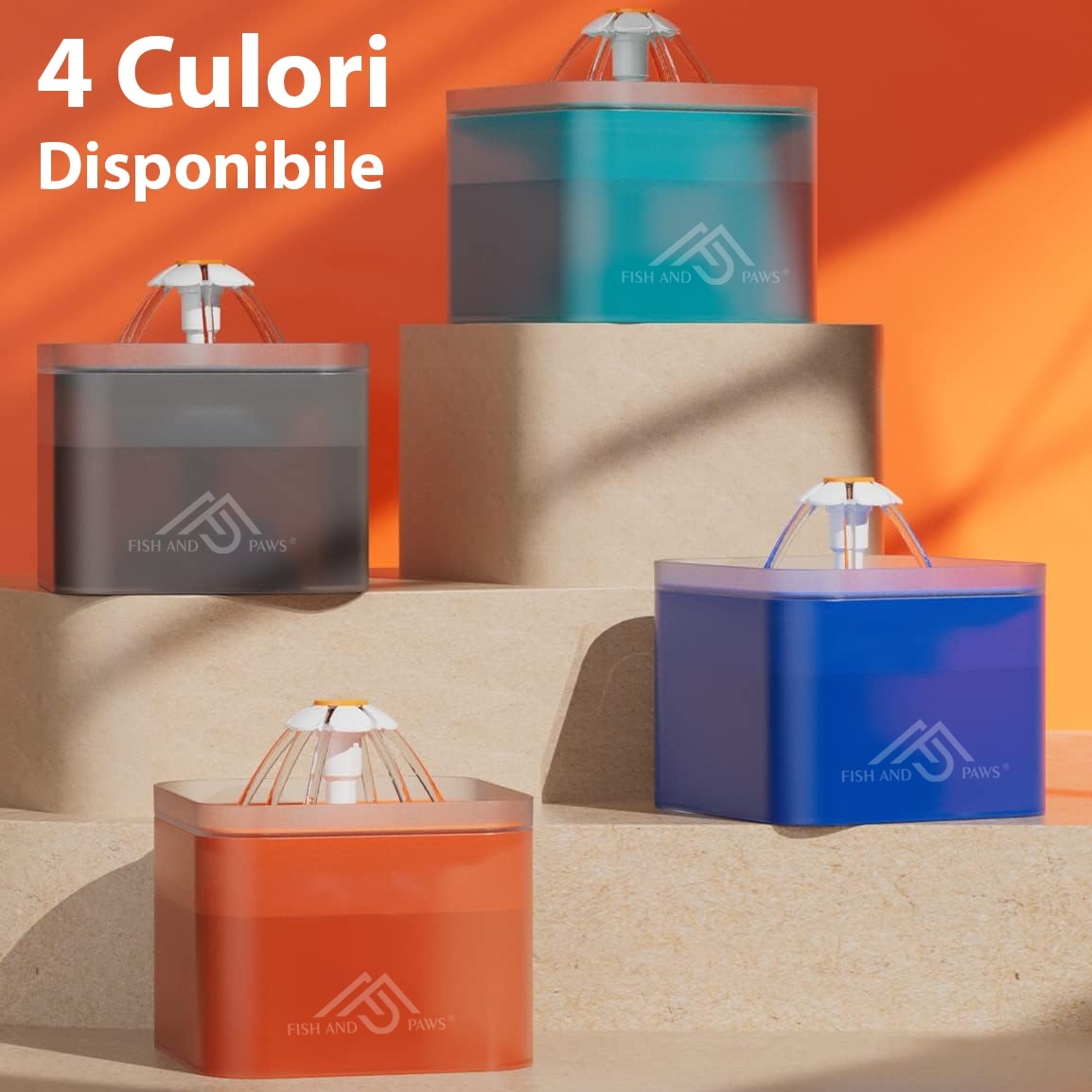 Dispenser de apa tip fantana ultra-sientioasa pentru caini si pisici