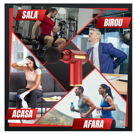 Aparat pentru masaj profesional tip pistol