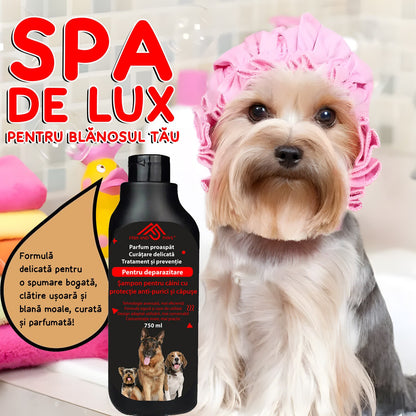 Sampon pentru caini cu protectie anti purici si capuse