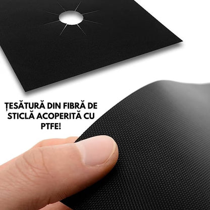 Set de 6 Folii de Protectie pentru Plita sau Aragaz