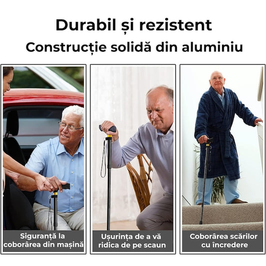 Baston ortopedic de sprijin pliabil