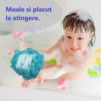 Bureti de baie pentru exfoliere si masaj corporal