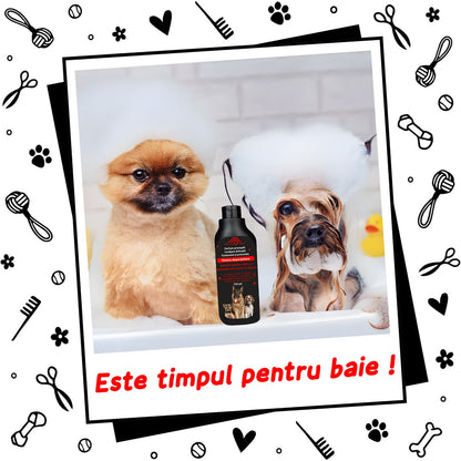 Sampon pentru caini cu protectie anti purici si capuse