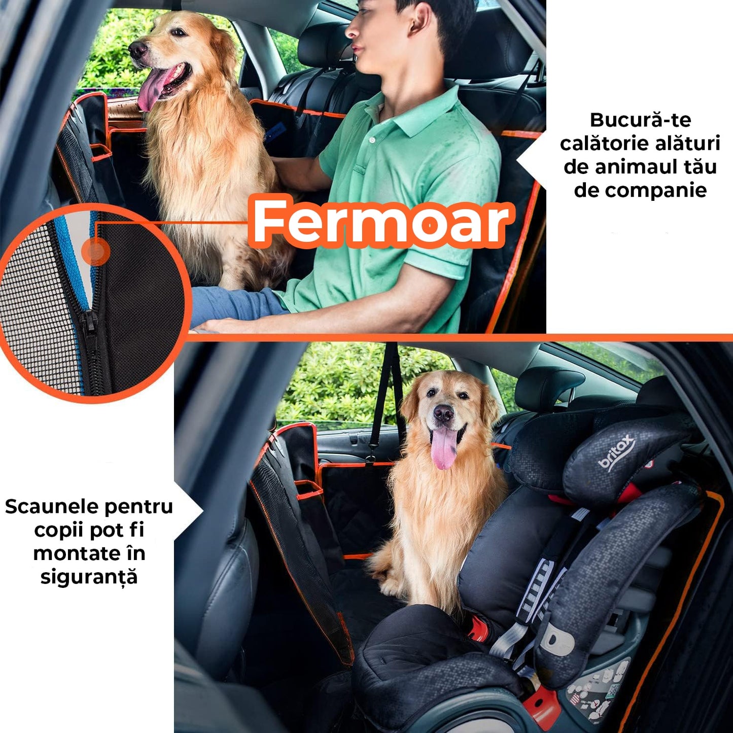 Husa auto de protectie pentru  transportul animalelor