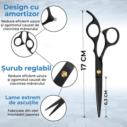 Foarfece profesionale de tuns si filat
