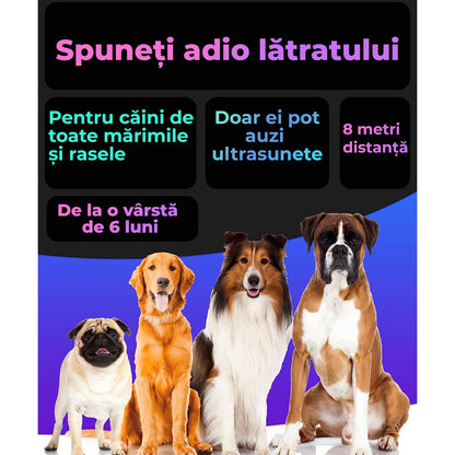 Dispozitiv anti-latrat pentru caini