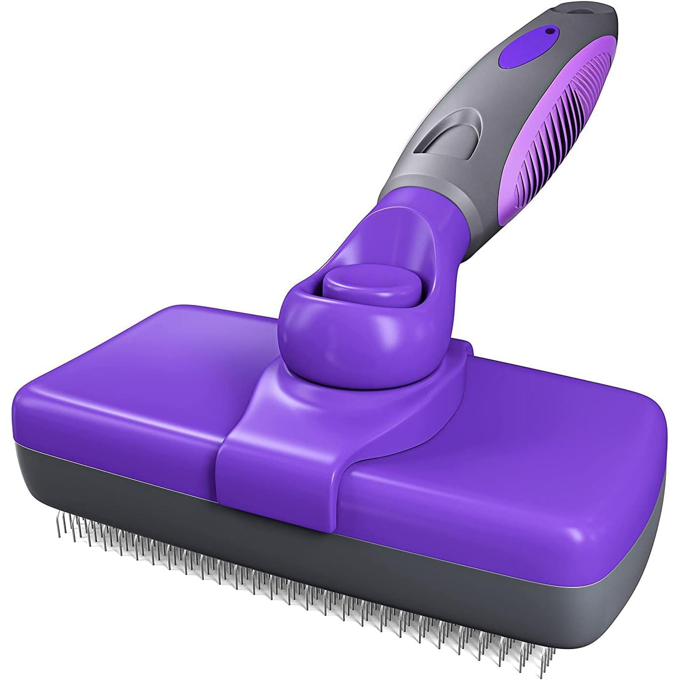 Perie pentru caini si pisici cu buton auto-curatare