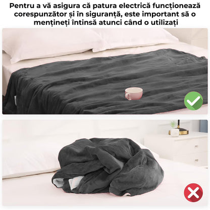 Patura cu incalzire electrica Regal Bliss