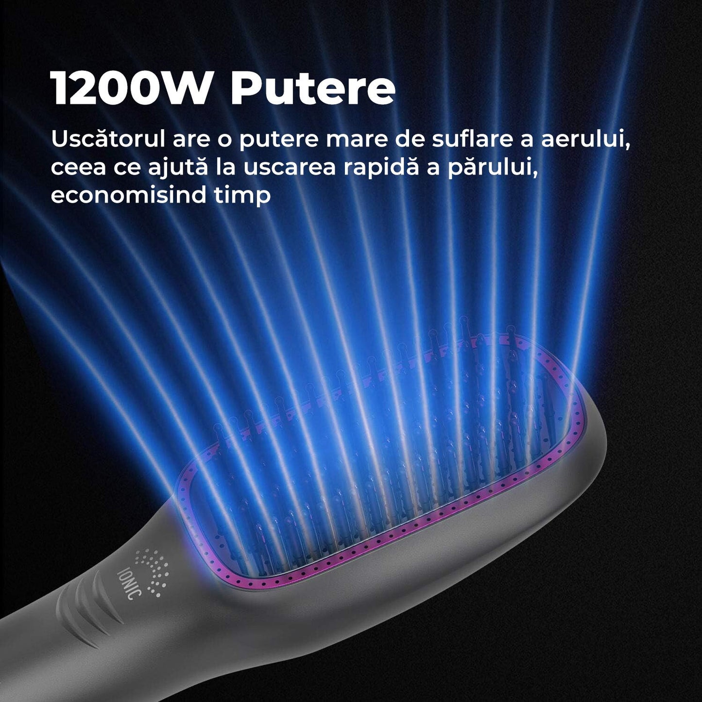 Perie electrica de par 4-in-1