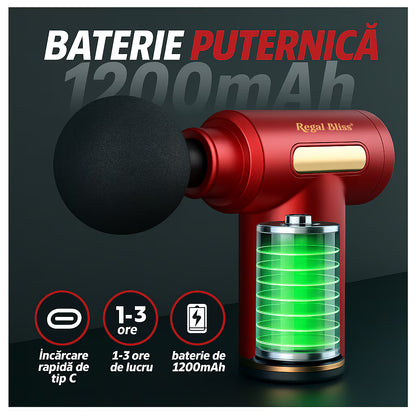 Aparat pentru masaj profesional tip pistol