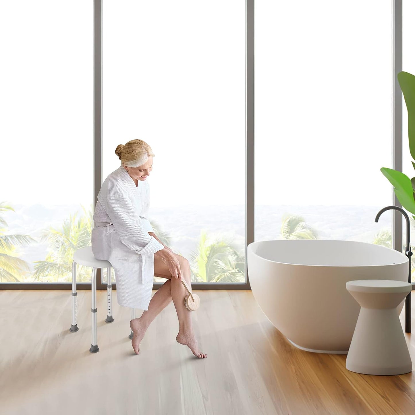 Scaun de baie sau dus portabil si antiderapant