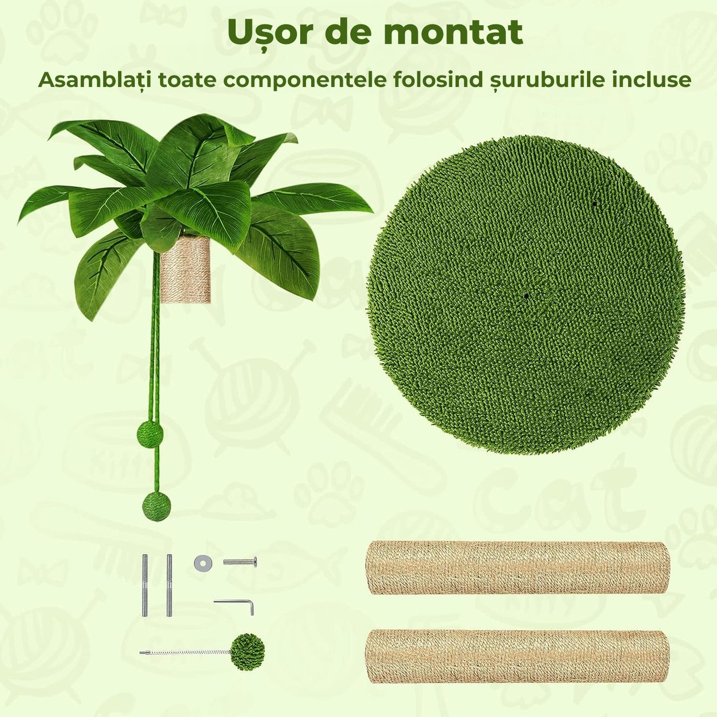 Ansamblu de joaca pentru pisici