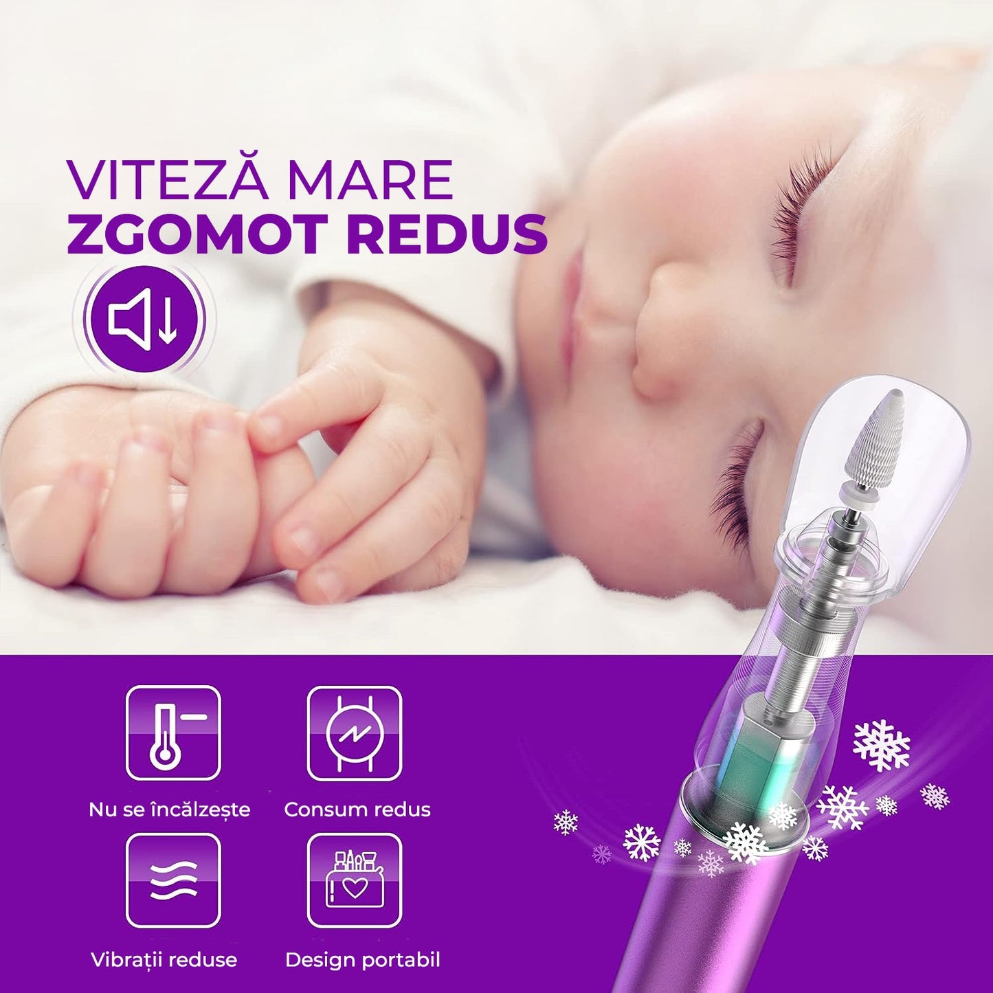 Freza electrica pentru unghii