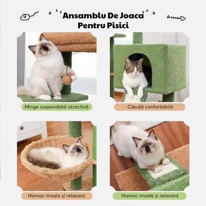 Ansamblu de joaca pentru pisici - Cactus