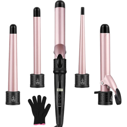 Ondulator de par pentru bucle cu invelis ceramic