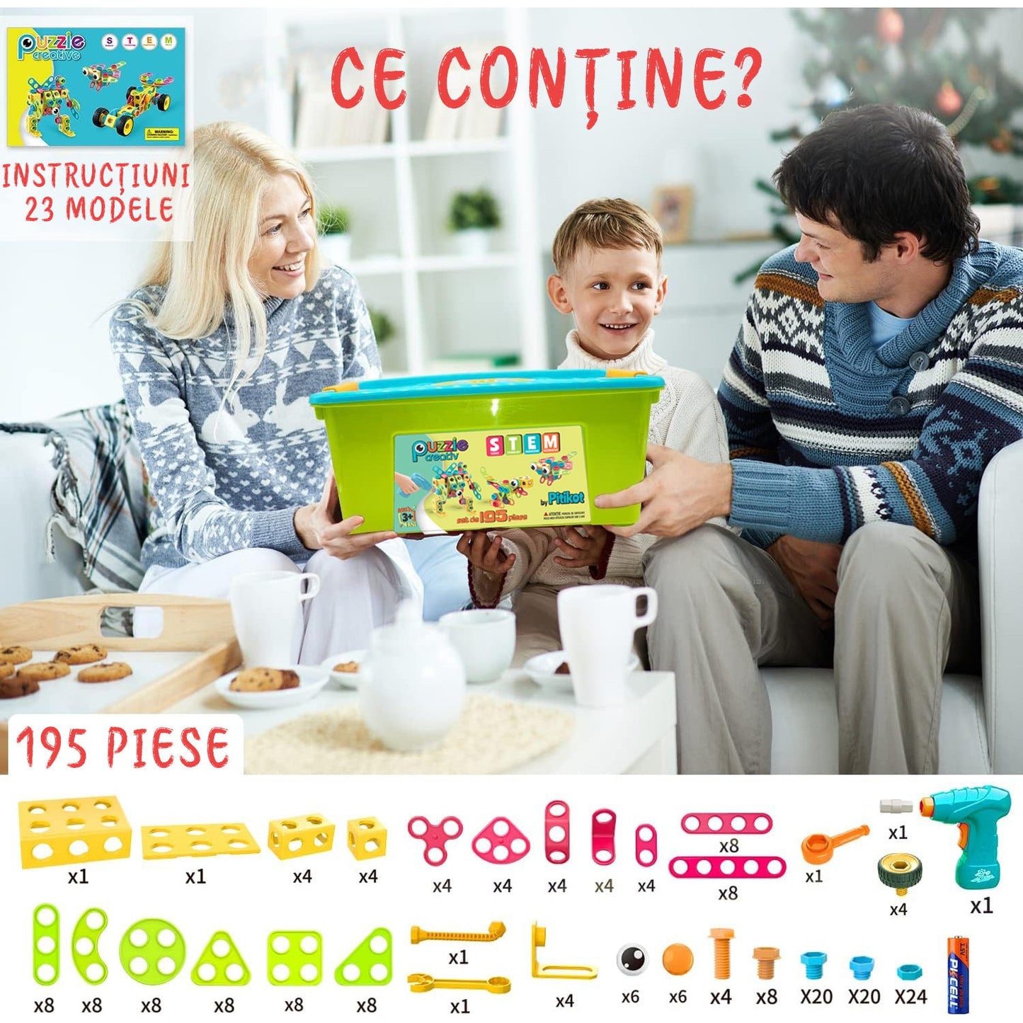 Jucarie educativa si interactiva STEM