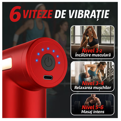 Aparat pentru masaj profesional tip pistol