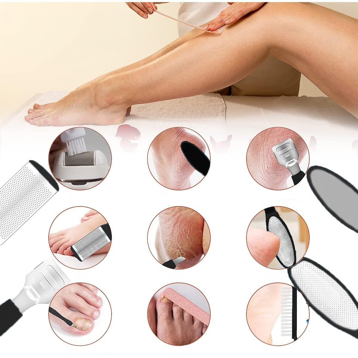 Pila electrica pentru picioare