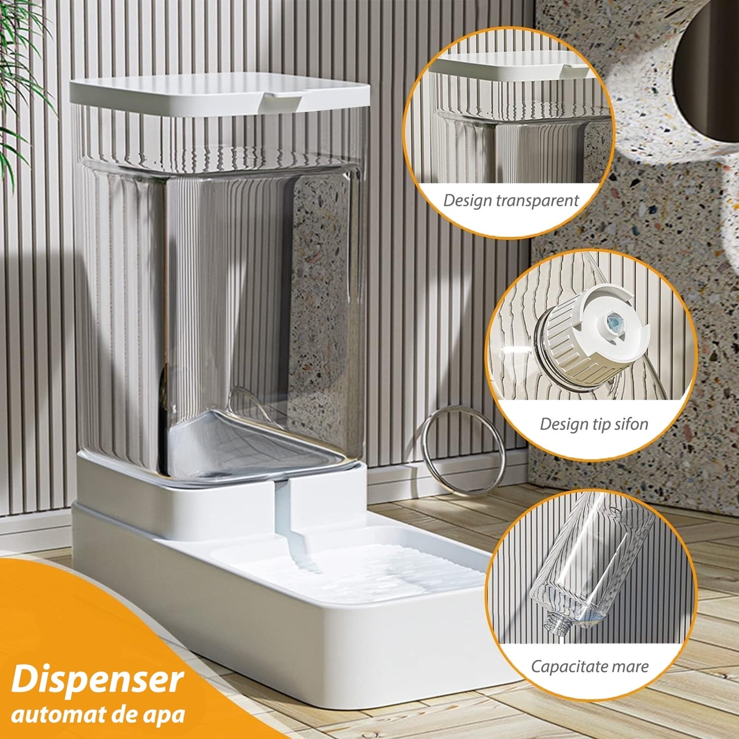 Dispenser de apa si mancare 3.8L