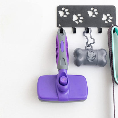 Perie pentru caini si pisici cu buton auto-curatare