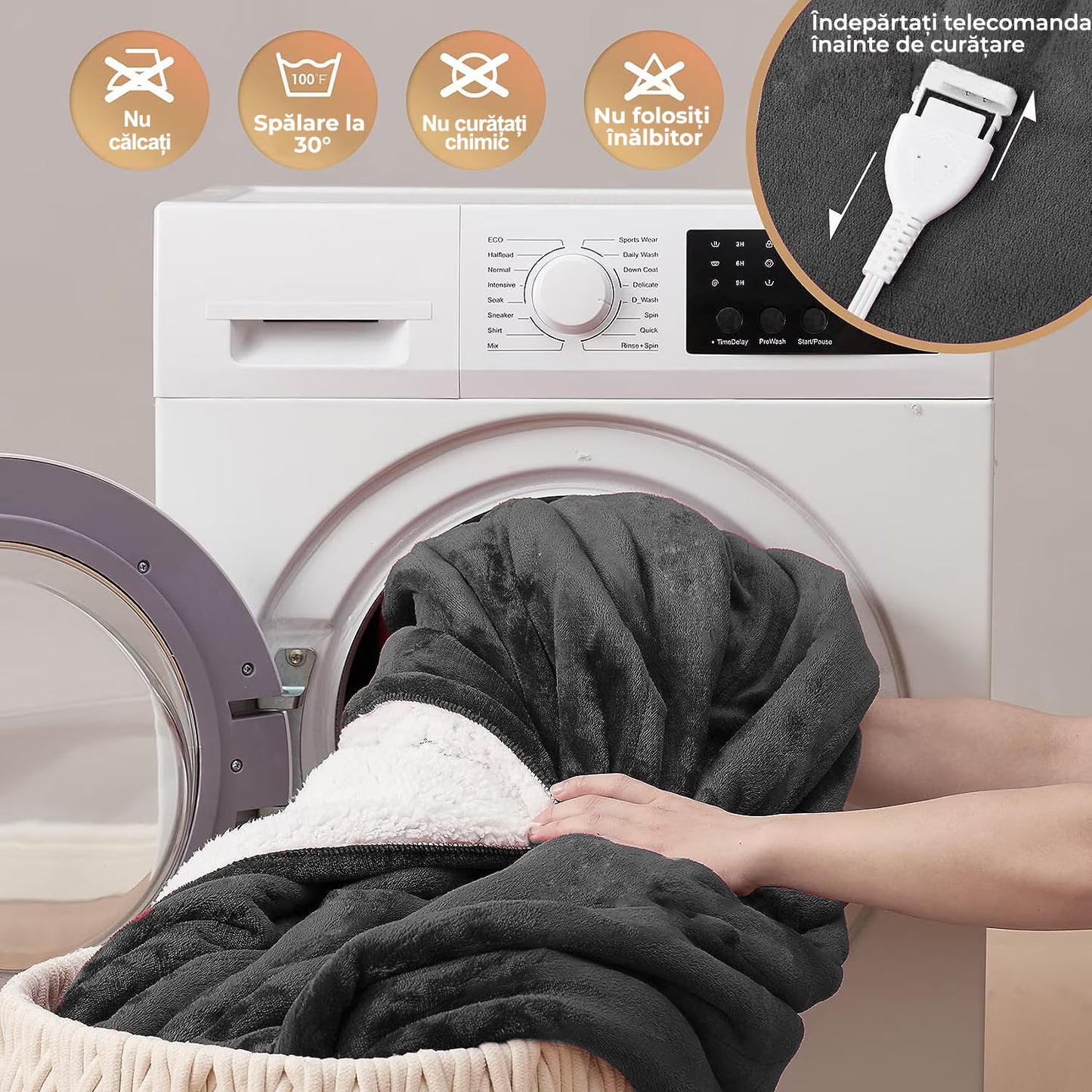 Patura cu incalzire electrica Regal Bliss