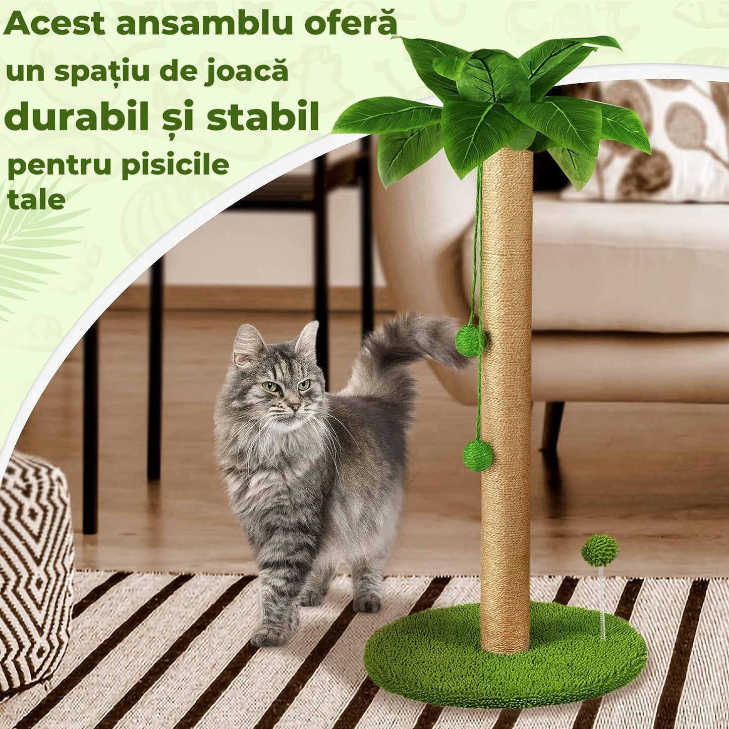 Ansamblu de joaca pentru pisici