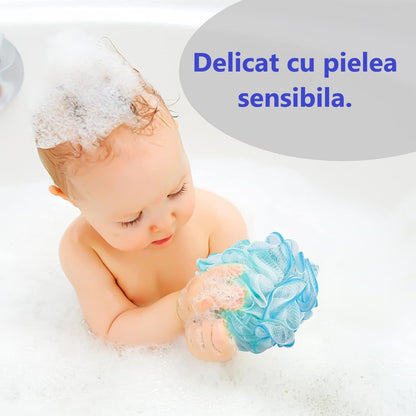 Bureti de baie pentru exfoliere si masaj corporal