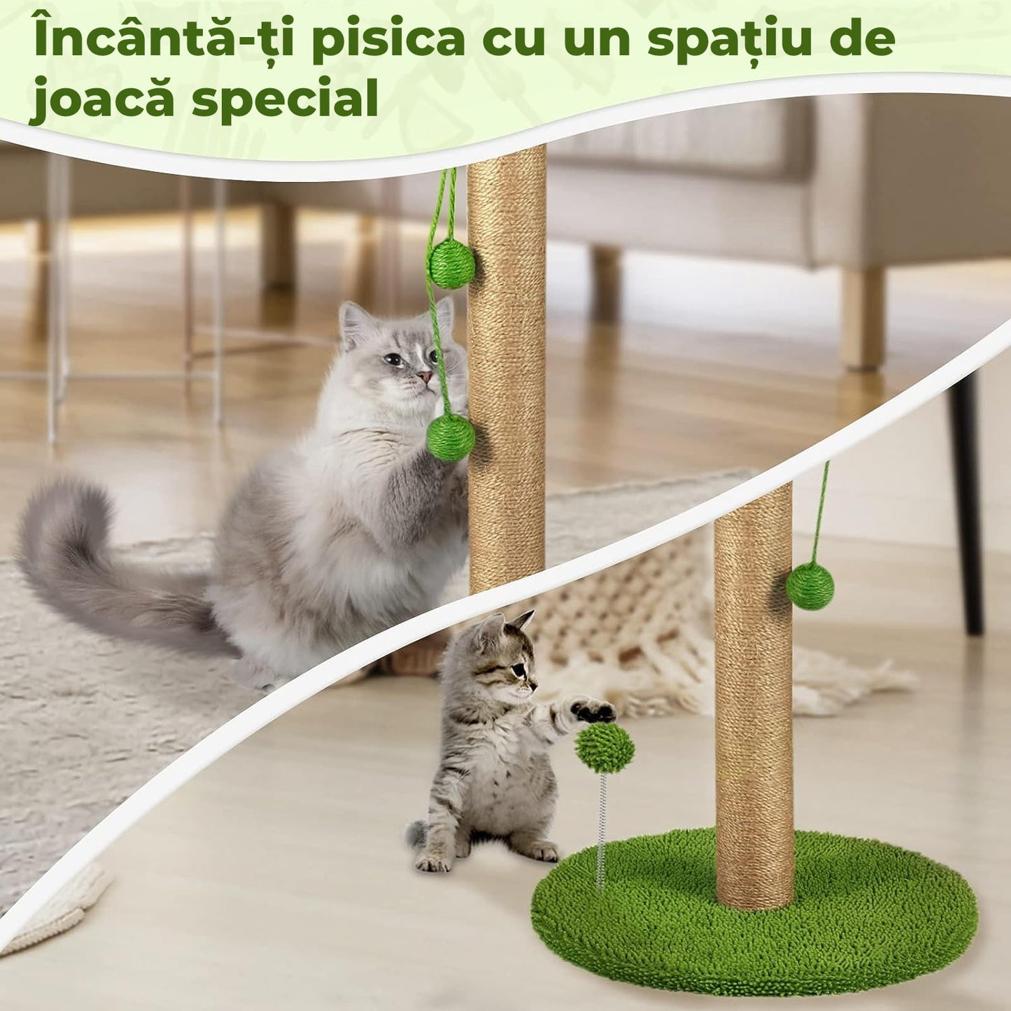 Ansamblu de joaca pentru pisici