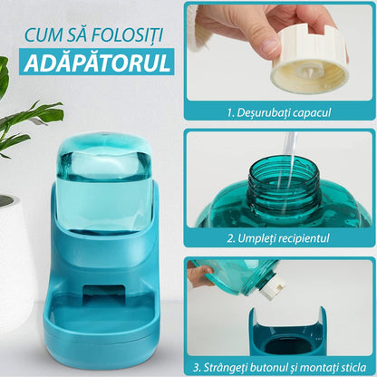 Dispenser de apa si mancare ALBASTRU