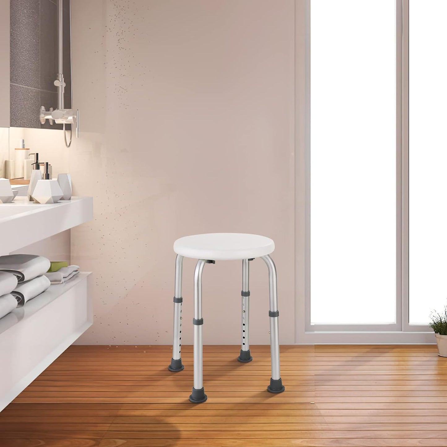 Scaun de baie sau dus portabil si antiderapant