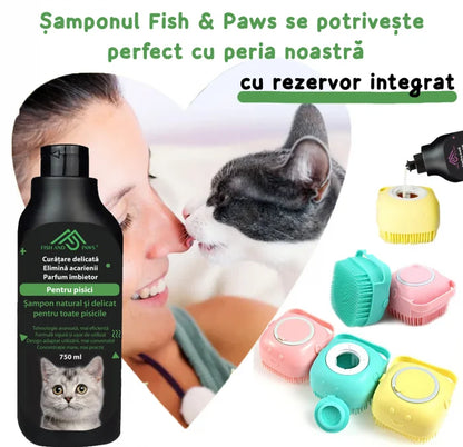 Sampon pentru pisici pentru o blana pufoasa si sanatoasa